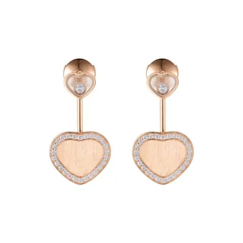 Chopard Earrings Women's Rose Gold