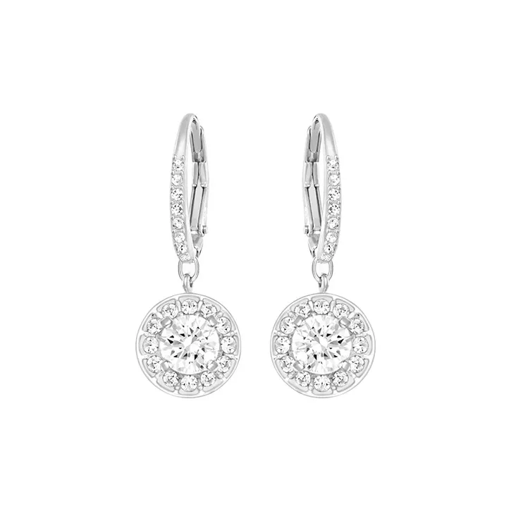 Swarovski Swarovski Element Earrings Women's White Gold-0