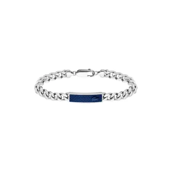 LACOSTE Stainless Steel Cuban Bracelet Men's
