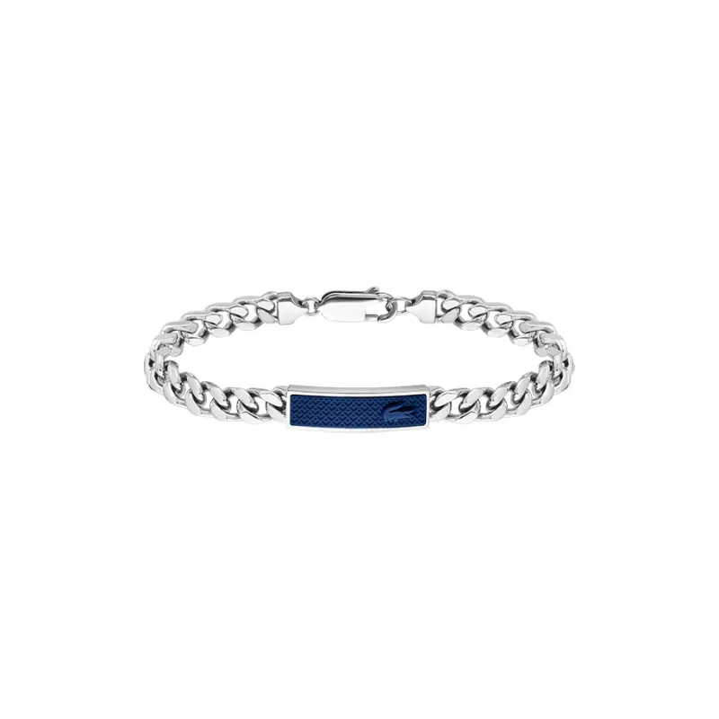 LACOSTE Stainless Steel Cuban Bracelet Men's-0