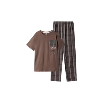 Dorame Pajama Set Men's Light Brown