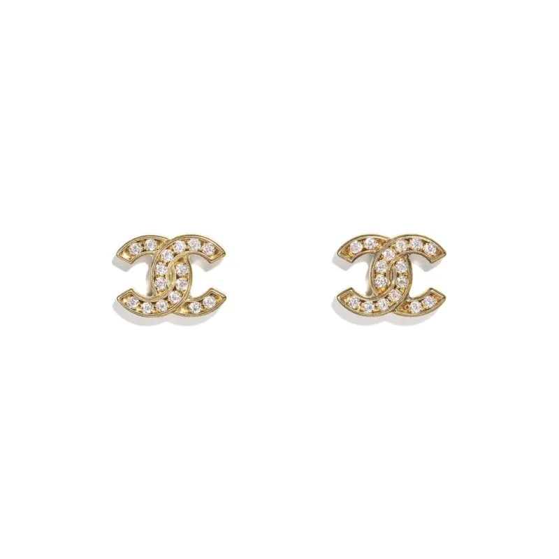 CHANEL Crystal Cc 2021 Earrings-0