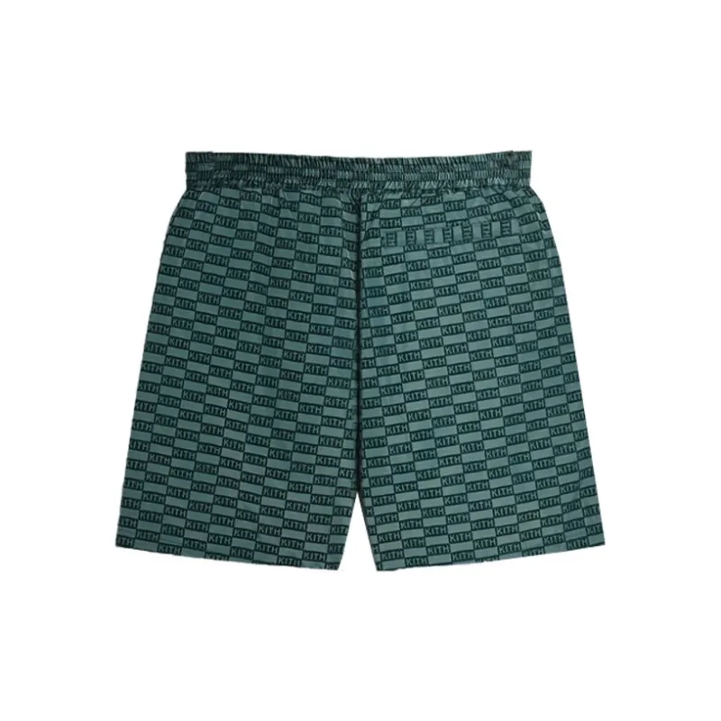 KITH Flocked Monogram Mason Short-1