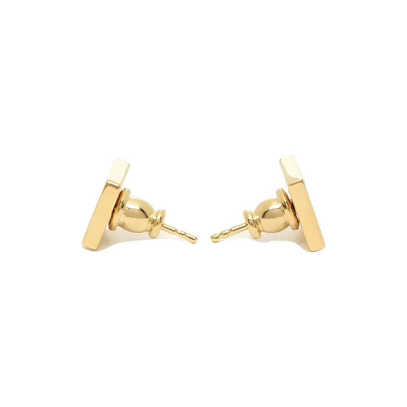 FENDI Forever Logo Earrings-3