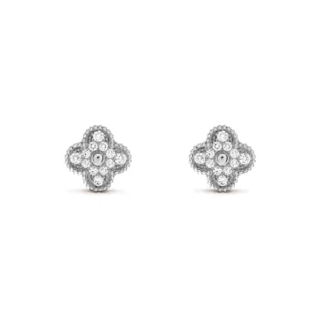 Van Cleef & Arpels Alhambra Four Leaf Lucky Series Earrings Unisex