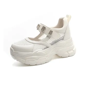 Shoe Cabinet Floral Language Casual Single Shoes 7cm Women's