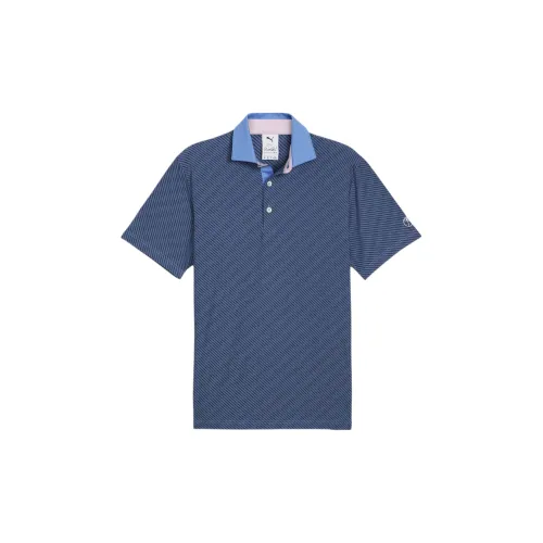 PUMA X ARNOLD PALMER Polo Shirts Men Marine Blue