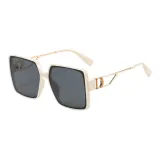 Ecru Frame with Black Gray Lens