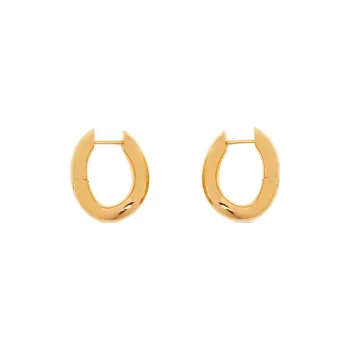 Balenciaga Brass Earrings Women's