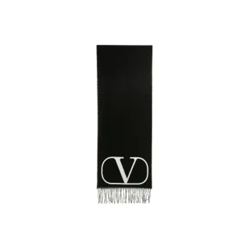 Valentino Knit Scarves Men's Black