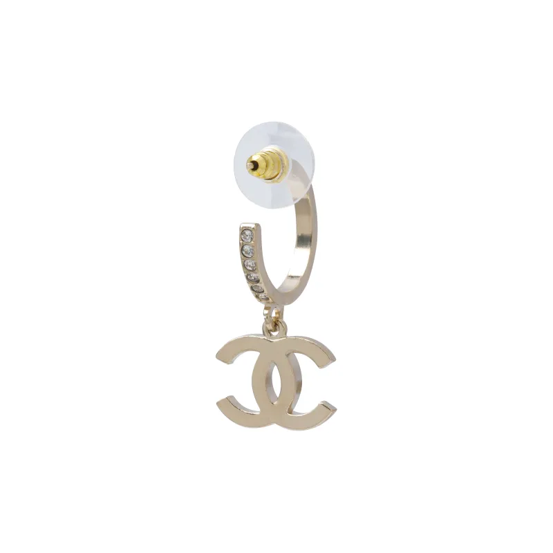 CHANEL Earrings Women's Gold-2