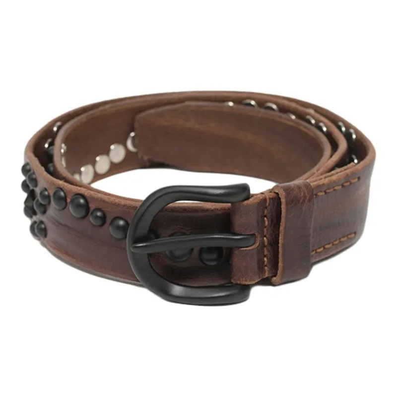OUR LEGACY Stud detailing Leather Belt-0
