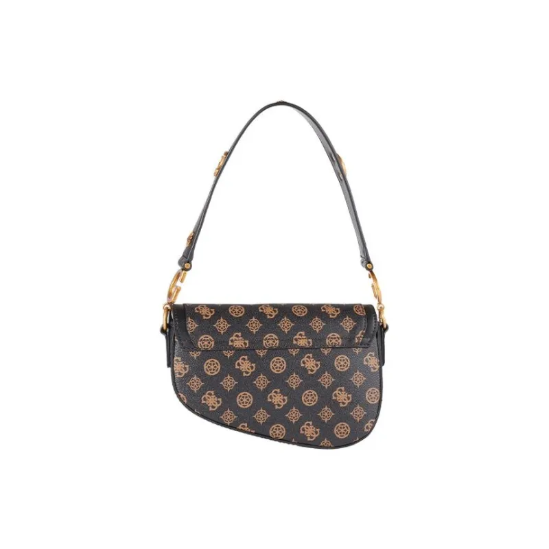 GUESS Artificial Leather Crossbody Shoulder Bags Women's Brown-2