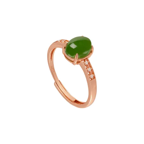 Princess Cui Hetian Jade Rings Women's