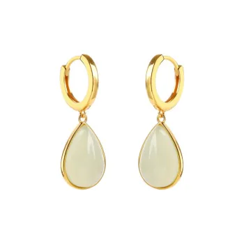 Xiaoyinjiang Hetian Jade Earrings Women's