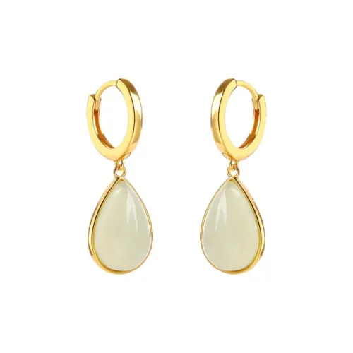 Xiaoyinjiang Hetian Jade Earrings Women's