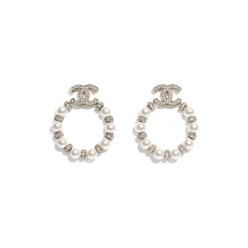 CHANEL Double C Earrings Women's