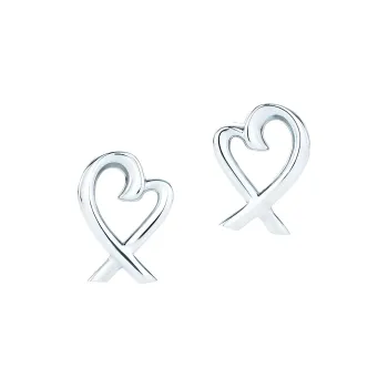 TIFFANY & CO. Paloma Picasso Earrings Women's Silver