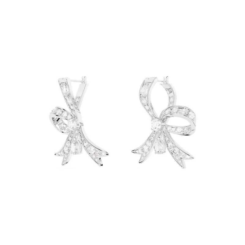 Swarovski Volta Rhodium Plated Earrings Women's-2