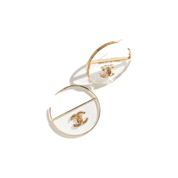 CHANEL Earrings Women's Gold-0