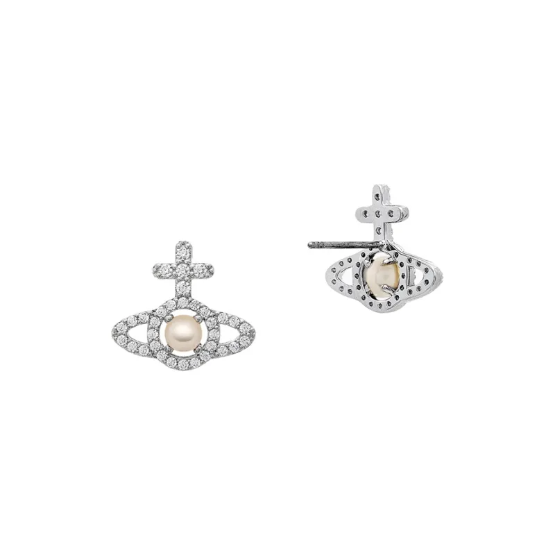 Vivienne Westwood Orb Embellished Earrings-1