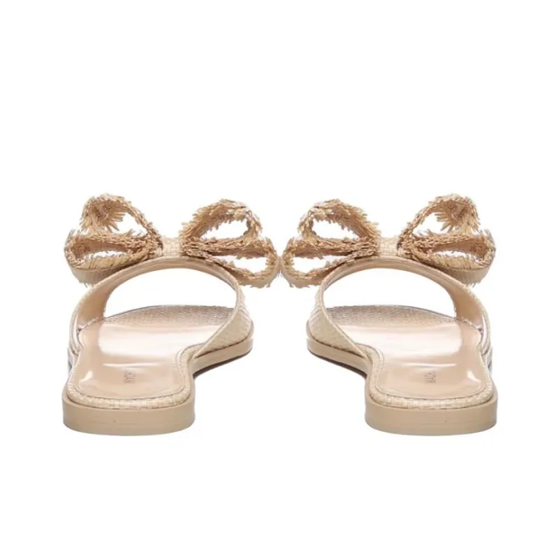 MACH & MACH Slip Resistant Slide Slippers Women's Beige-4