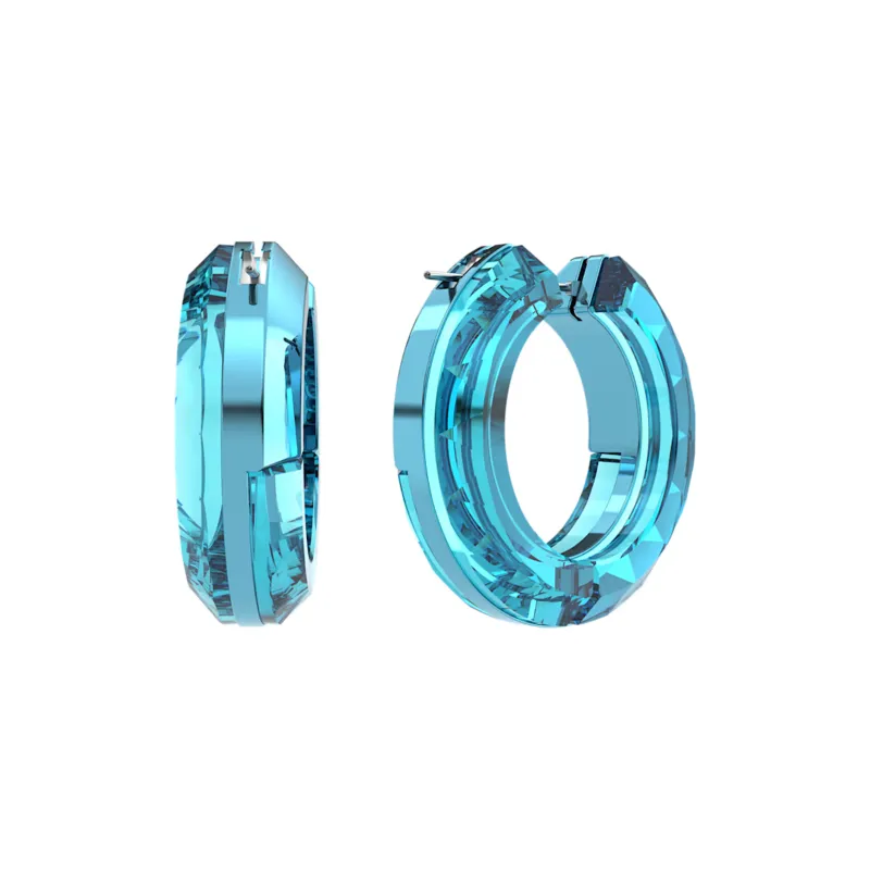 Swarovski Lucent Hoop Earrings-1