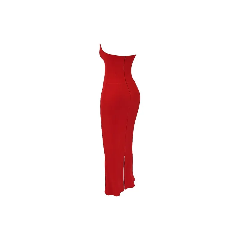 HOUSE OF CB TAMARA Evening Dress Women's Cherry-2