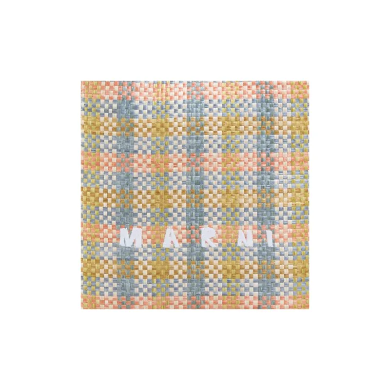 MARNI Tropicalia Checked Tote Bag-3