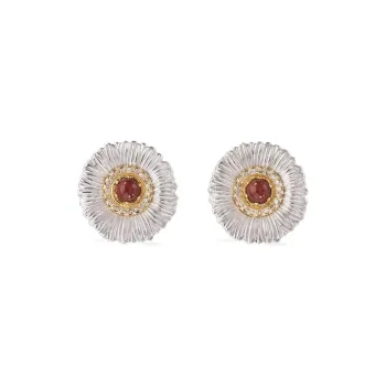 BUCCELLATI BLOSSOMS Series Earrings Women's Silver