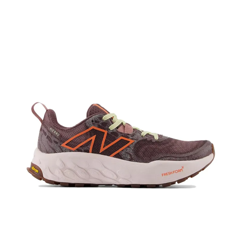 New Balance Fresh Foam X Hierro V8 Licorice Gulf Red Pink Granite Women's-1