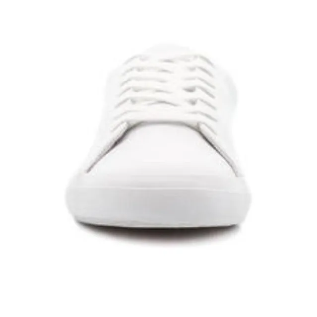 LACOSTE Lightweight Low Top Skateboard Shoes Men's White-2