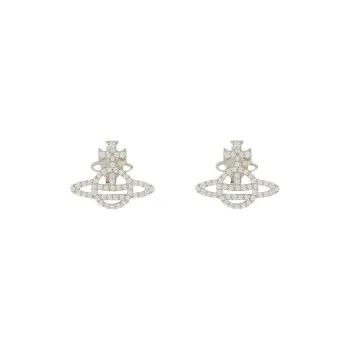 Vivienne Westwood Calliope Embellished Orb-plaque Earrings