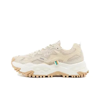 FILA Twine Ma Low Top Casual Shoes Unisex Light Brown White Korean Style