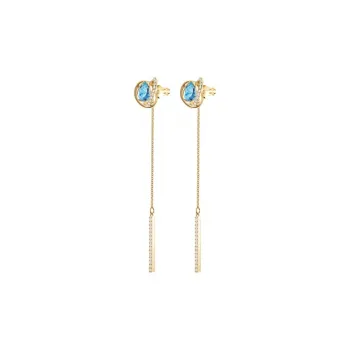 Swarovski Outstanding Earrings Women's Blue