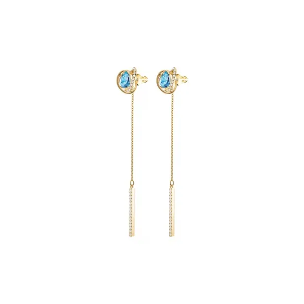 Swarovski Outstanding Earrings Women's Blue-0