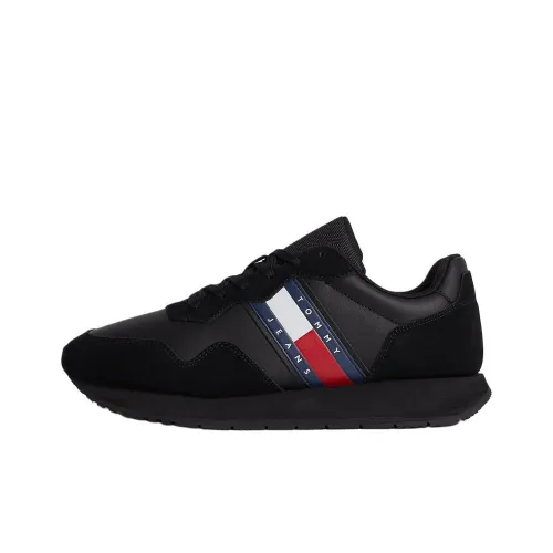 Tommy Hilfiger Wear-Resistant Low-Top Casual Shoes Men's Black