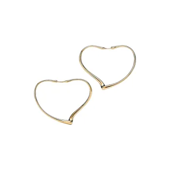 TIFFANY & CO. Elsa Peretti Collection Karat Gold Earrings Unisex Gold
