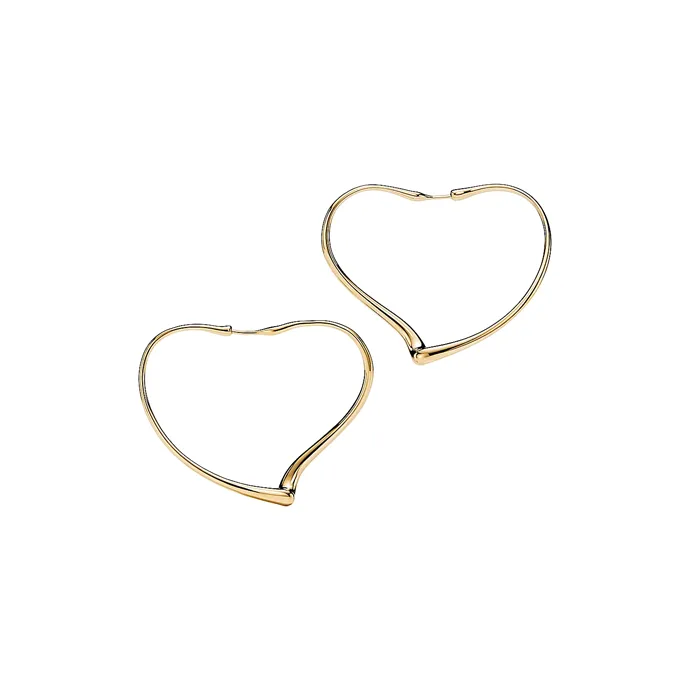 TIFFANY & CO. Elsa Peretti Collection Karat Gold Earrings Unisex Gold-0