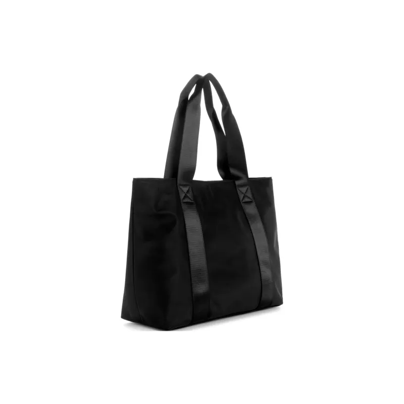 GUESS Nylon Tote Bag Shopping Bag Shoulder Bag Handbag Women's Black-1