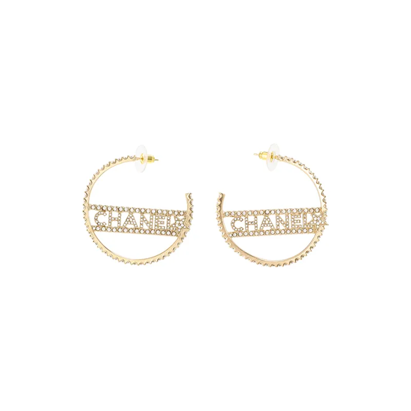 CHANEL Earrings Women's Gold-1