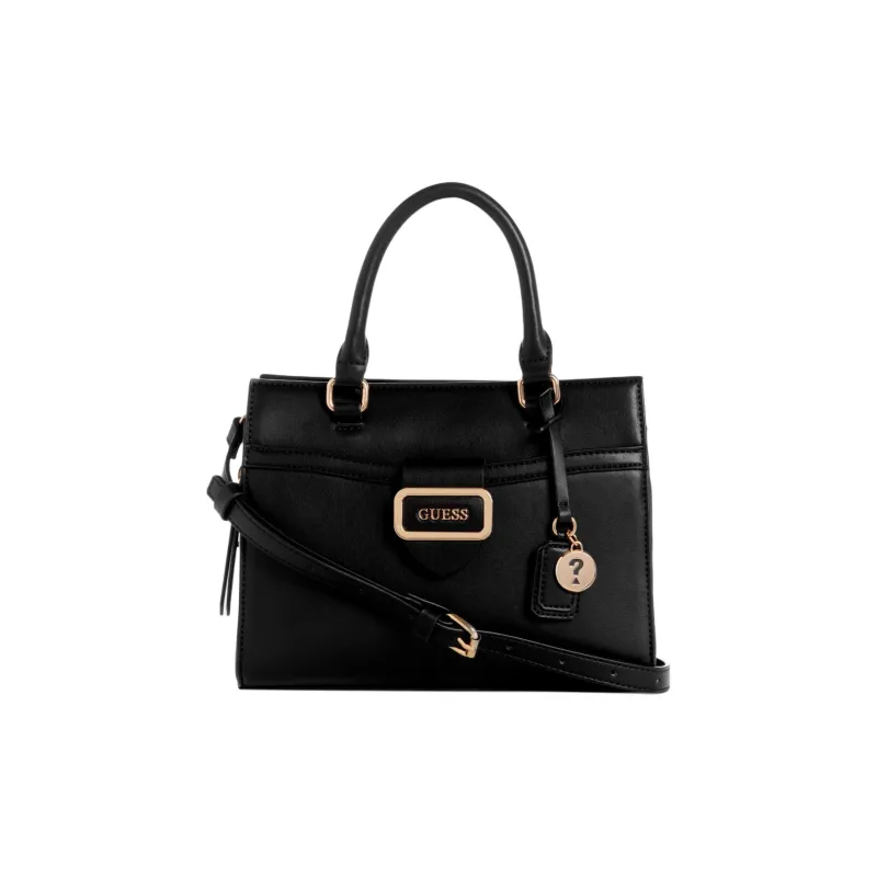 GUESS Artificial Leather Handbag Shoulder Bag Crossbody Bag Mini Women's Black-0