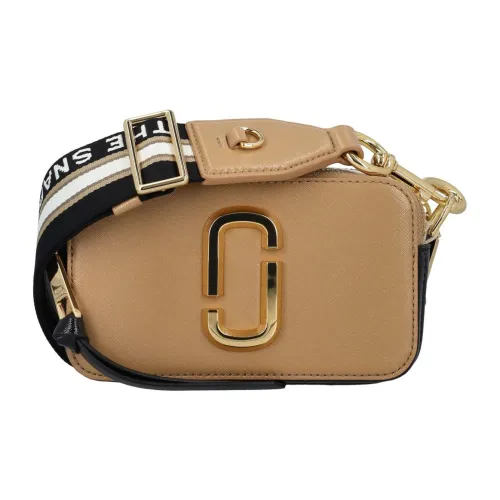MARC JACOBS The Snapshot Logo Plaque Crossbody Bag