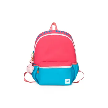 OUZIHUANG Nylon Backpack Regular Women's Pink/Red/Pink & Blue/Blue & Yellow