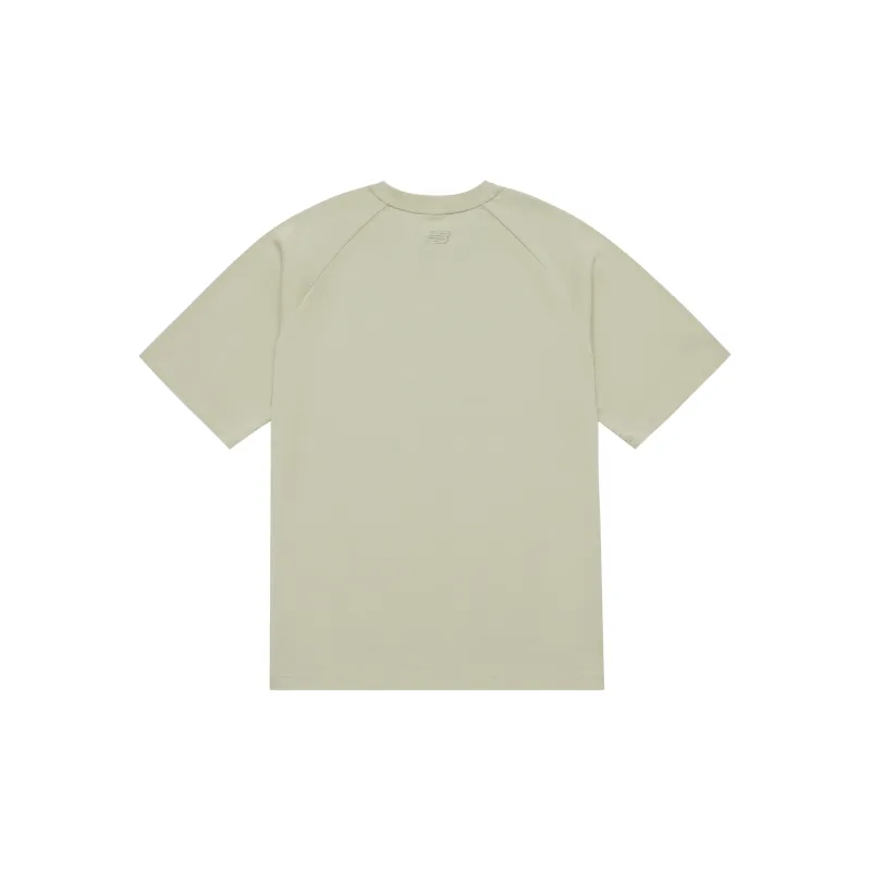 New Balance Drop Shoulder Sleeve T Shirt Unisex Mint Green-3