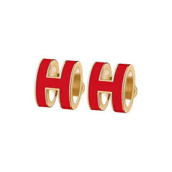 HERMES Earrings Pop H