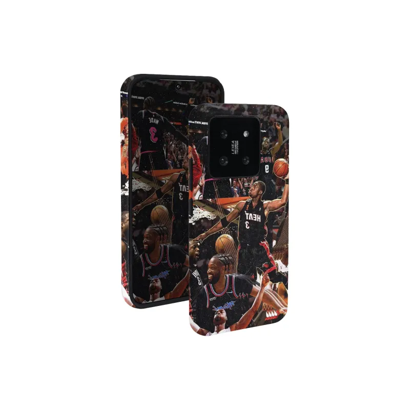 Keshami PC Material Fully Enclosed Impact Resistant Matte Buckle Basket Weave Phone Cases Suitable For Xiaomi 14/14pro-2
