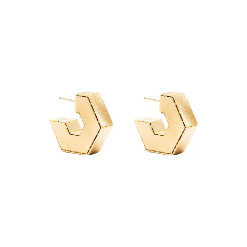 Bottega Veneta 925 Sterling Silver Earrings Unisex-0