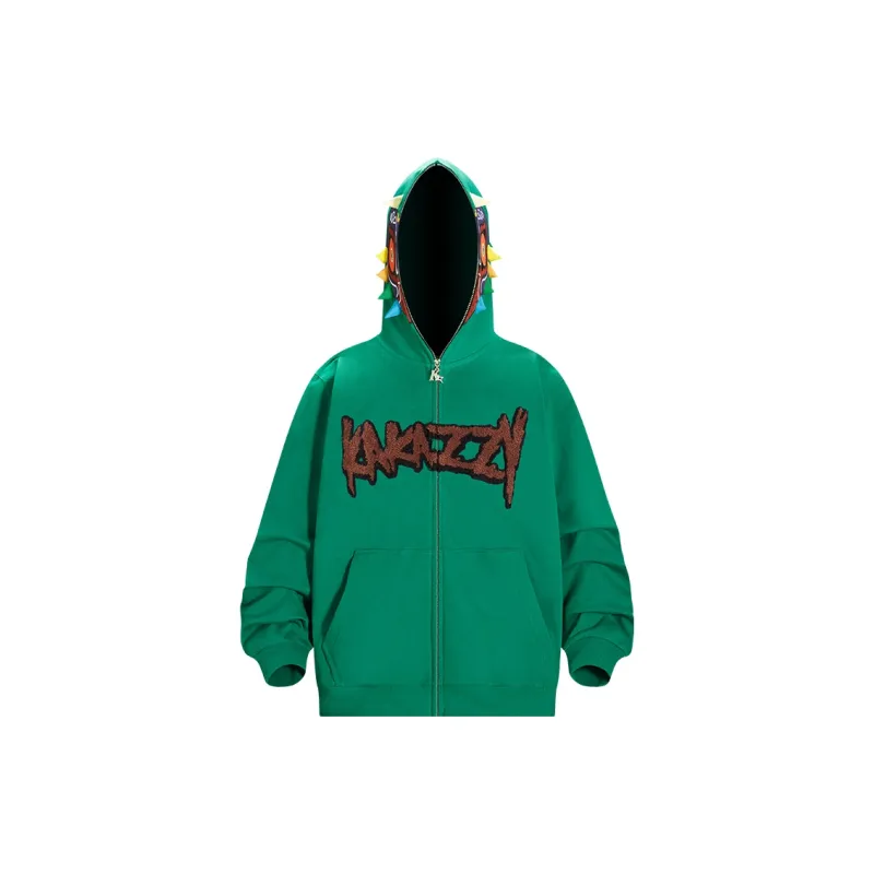 KAKAZZY Sweatshirts Unisex Green-2