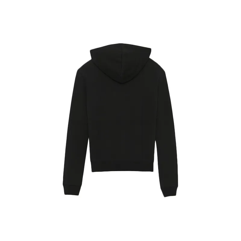 SAINT LAURENT Logo Printed Drawstring Hoodie-1